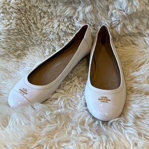 Coach Women’s White Flats